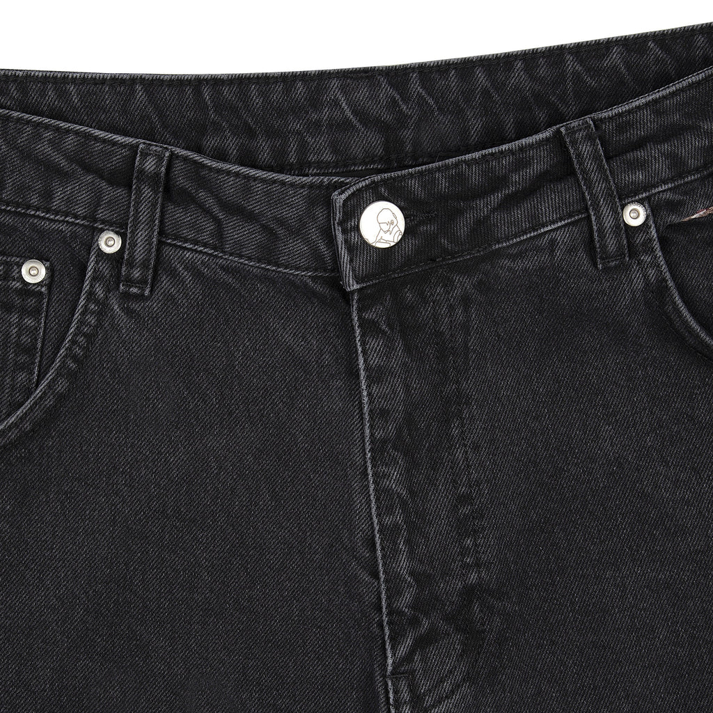 "blossom v2" patchwork Denim black