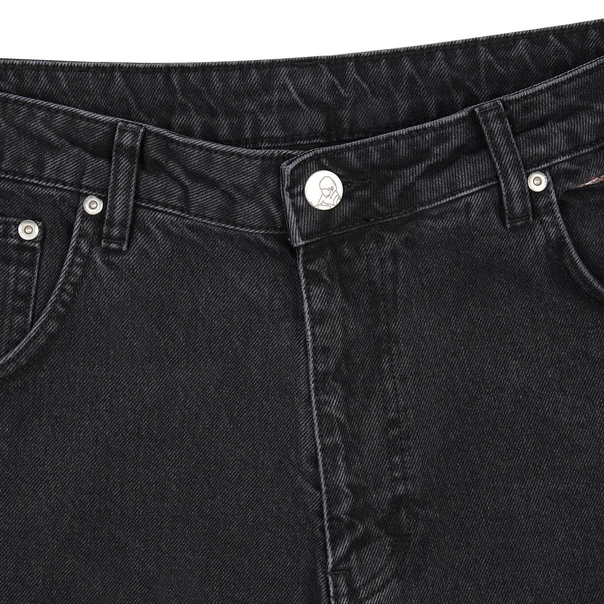"blossom v2" patchwork Denim black