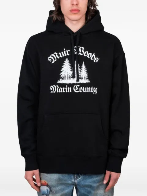 Afield Out Muir print hoodie